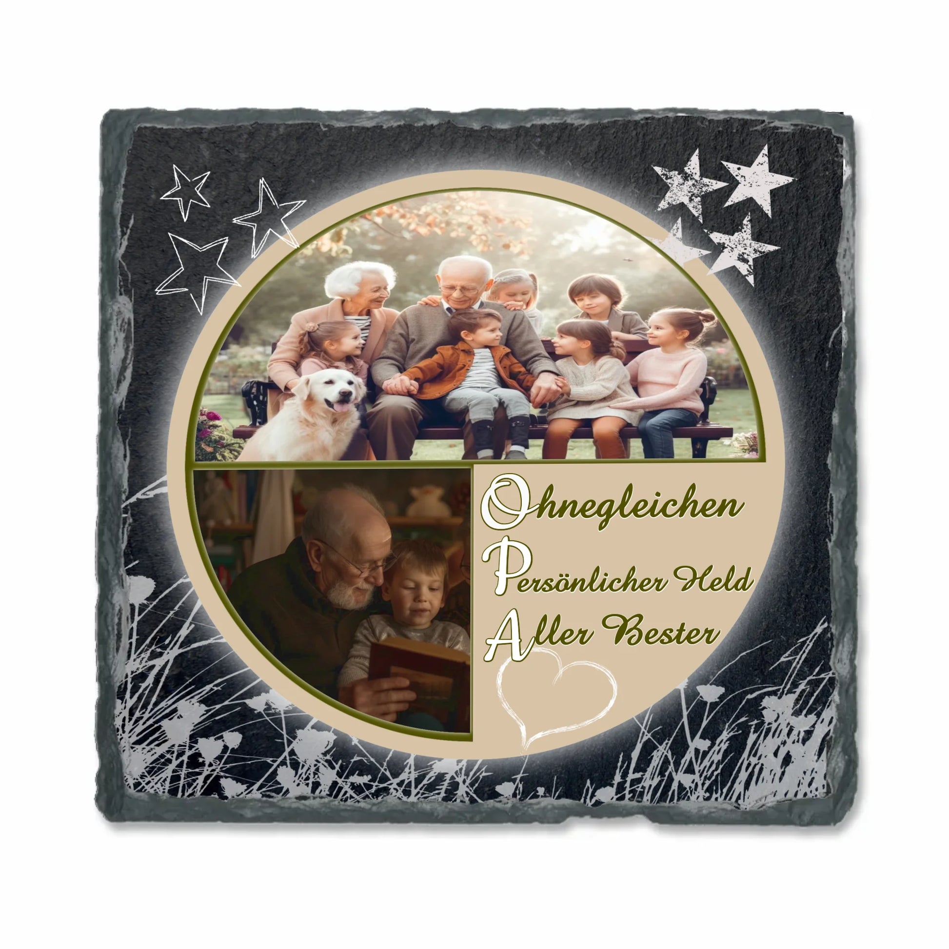 personalisierte-schieferplatte-als-weihnachtsgeschenk-fuer-opa-mit-zwei-fotos