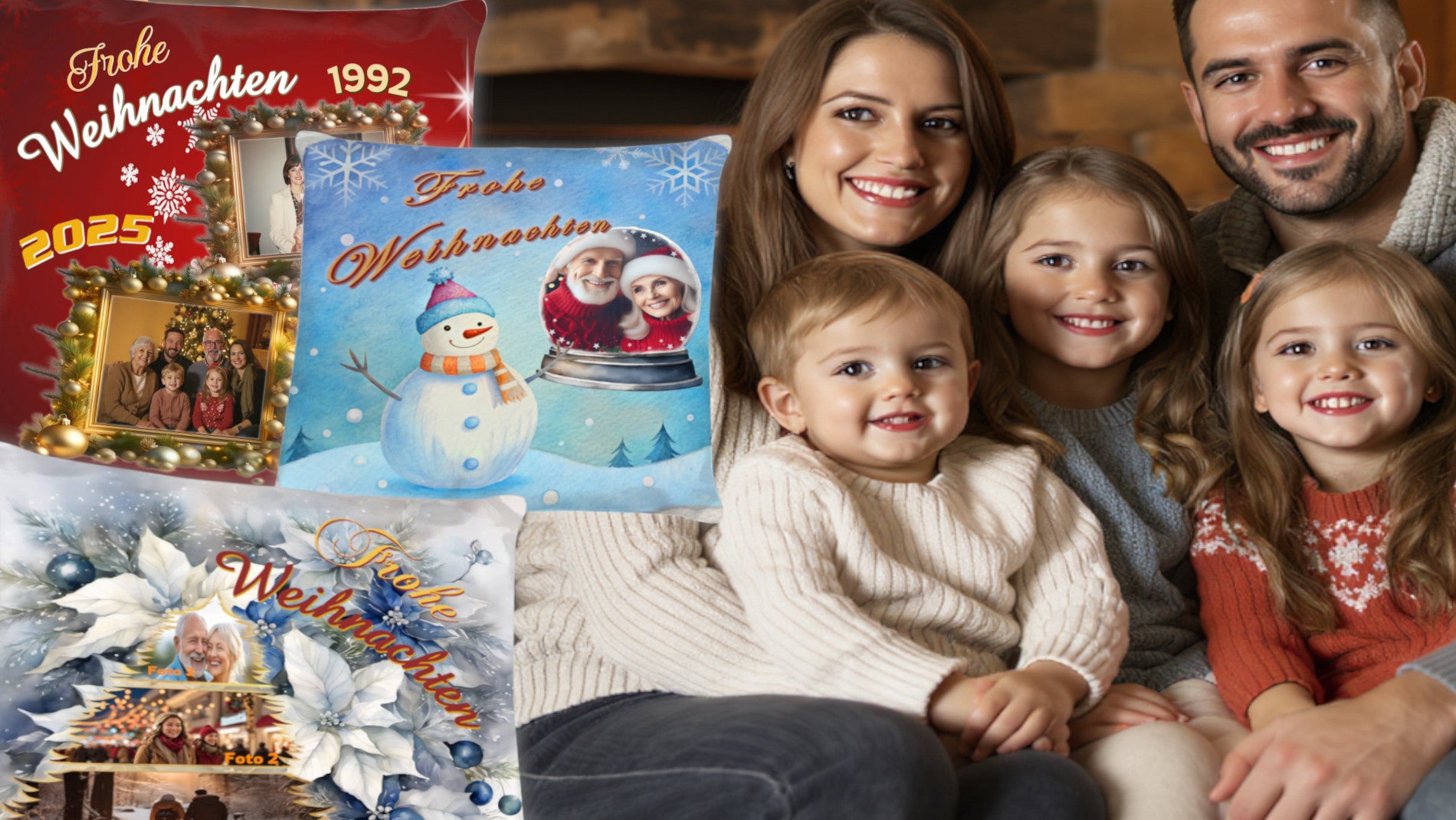 familie-neben-personalisierten-kissen-mit-foto-und-text-beidseitig-bedruckt