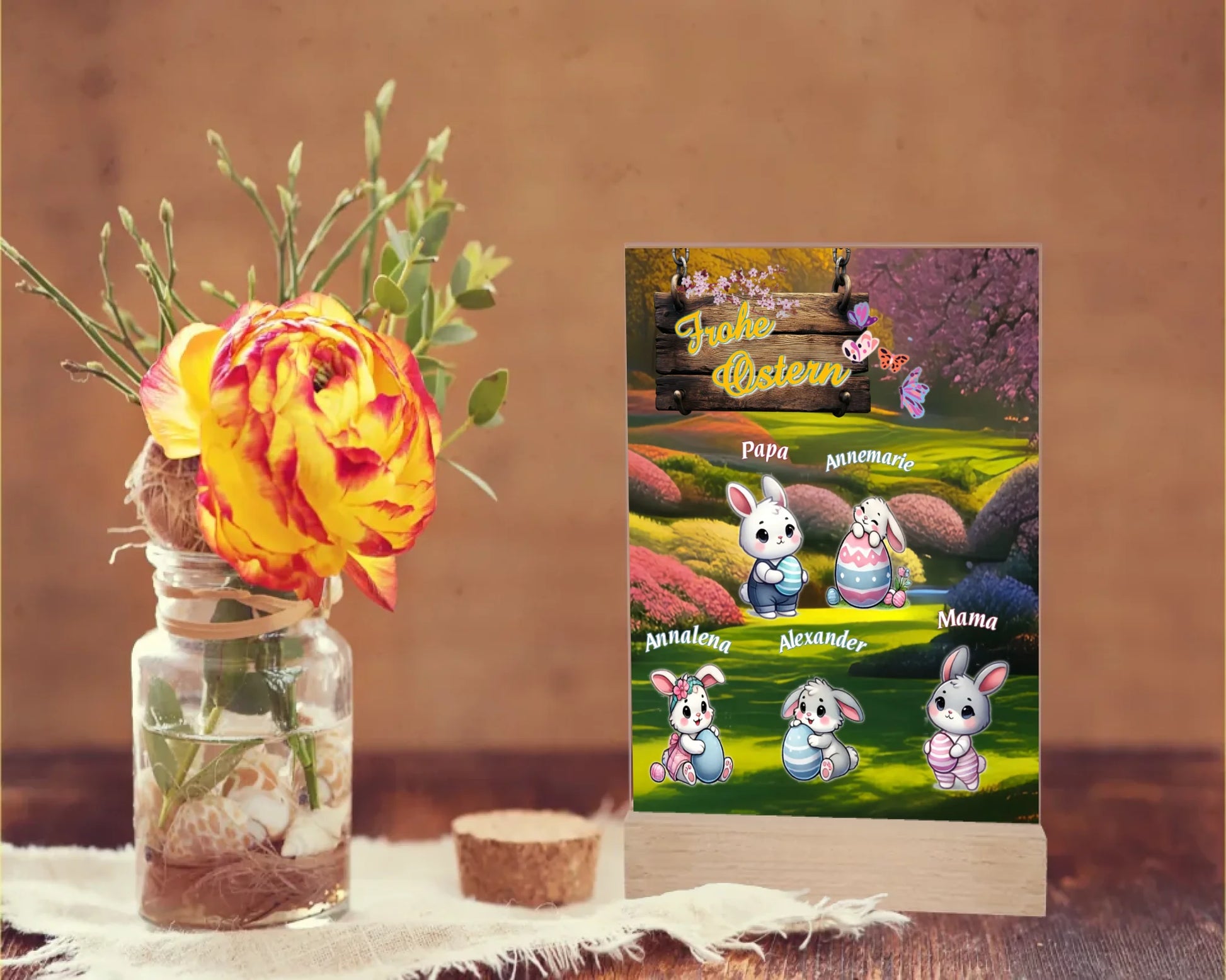 acryl-aufsteller-mit-osterhasen-familie-personalisiertes-ostergeschenk-für-eltern