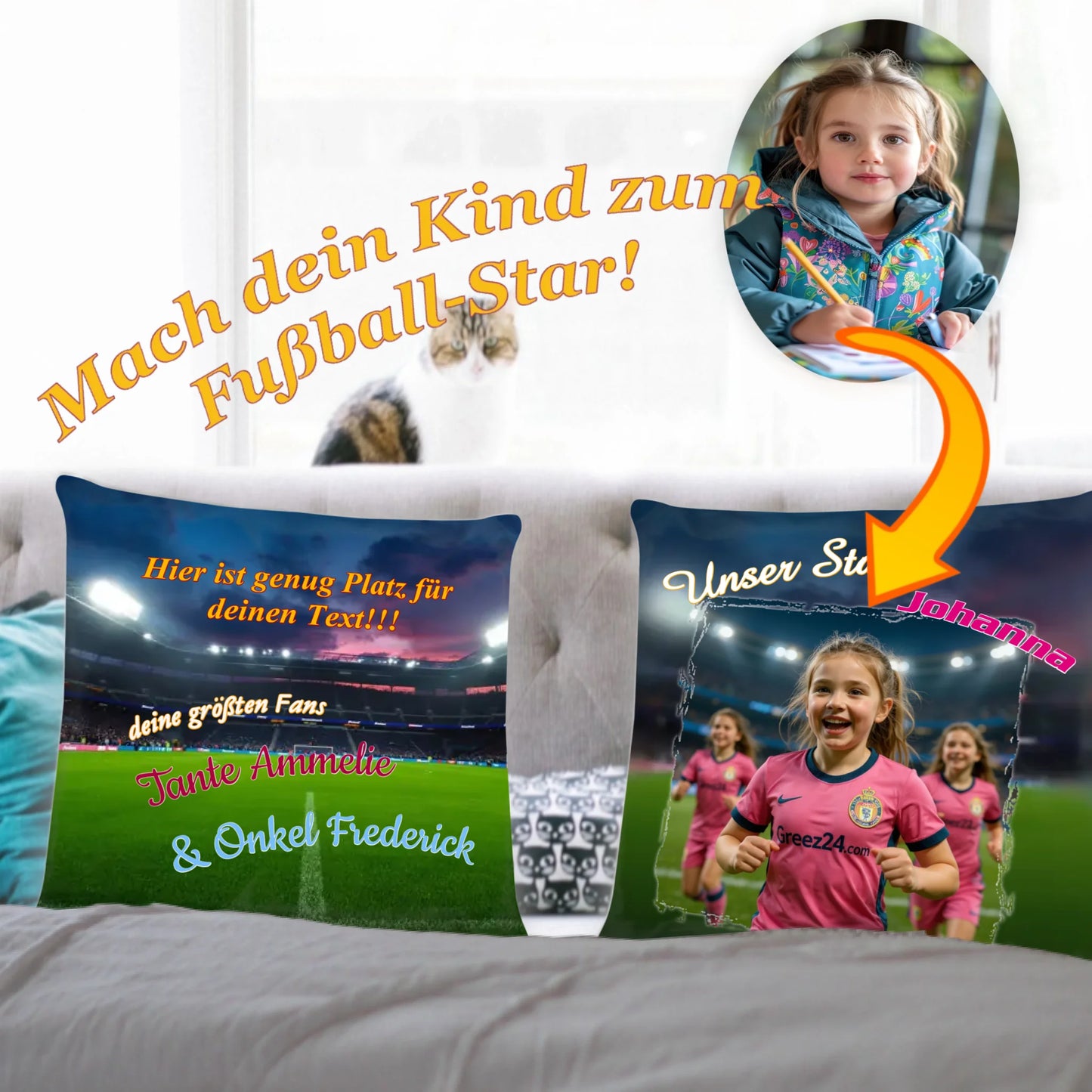 fussball-kissen-maedchen-mit-namen-und-foto-40x40-cm-vorderseite-und-rueckseite-personalisiert