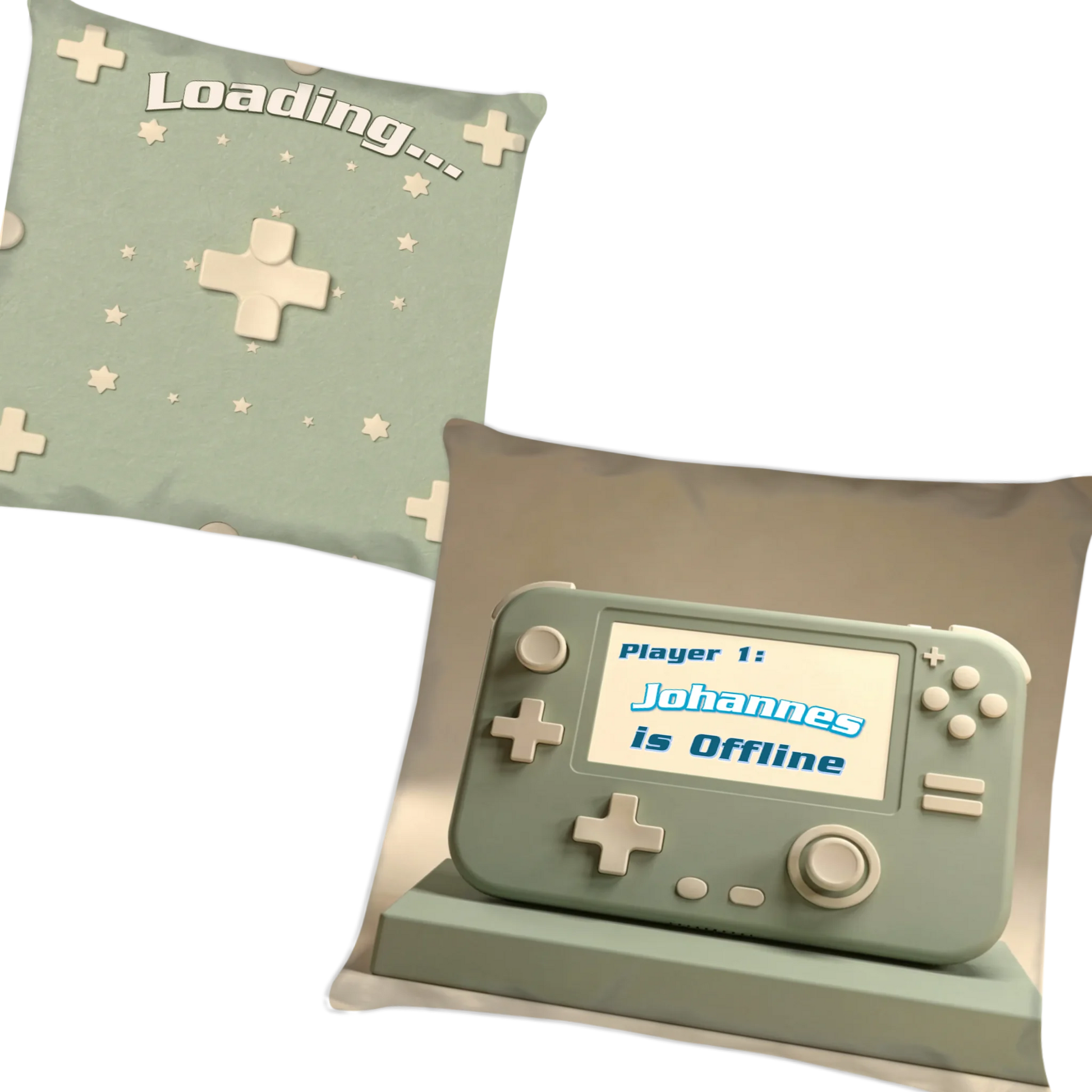 cleanes-handheld-gaming-kissen-personalisiert-als-ideales-geschenk-fuer-gamer-in-der-vorderansicht-und-rueckansicht