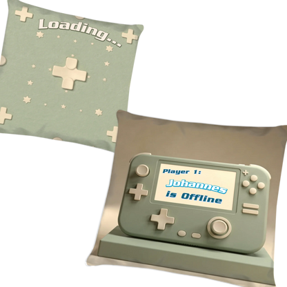 cleanes-handheld-gaming-kissen-personalisiert-als-ideales-geschenk-fuer-gamer-in-der-vorderansicht-und-rueckansicht