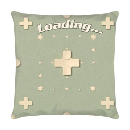 rueckseite-vom-handheld-gaming-kissen-mit-schriftzug-loading-und-steuertasten