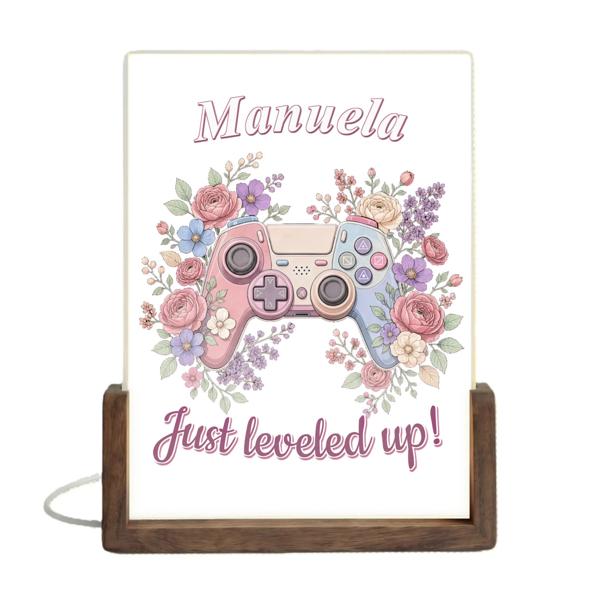 just-leveled-up-design-mit-controller-blumen-in-pastellfarben-und-personalisiertem-namen