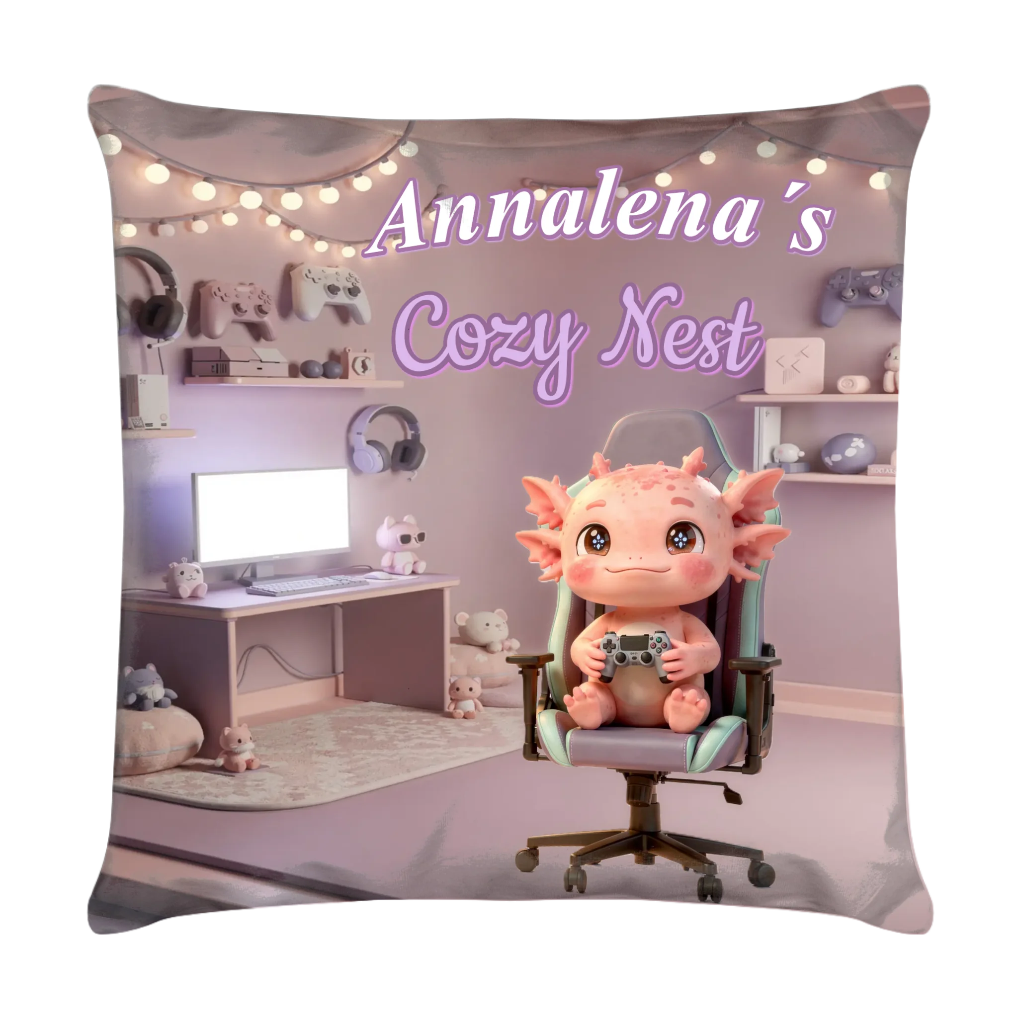 personalisiertes-kawaii-gaming-kissen-mit-namen-und-einem-niedlichen-wunschtier-wie-katze-oder-hase