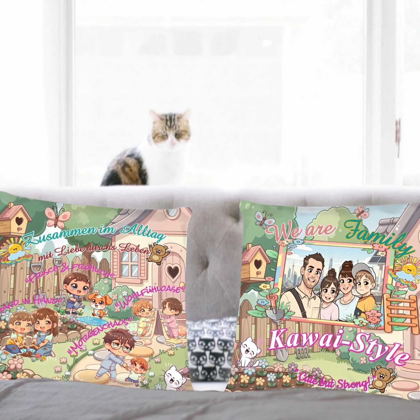 süßes-kawaii-kissen-mit-eigenem-foto-als-kawaii-comic-auf-couch