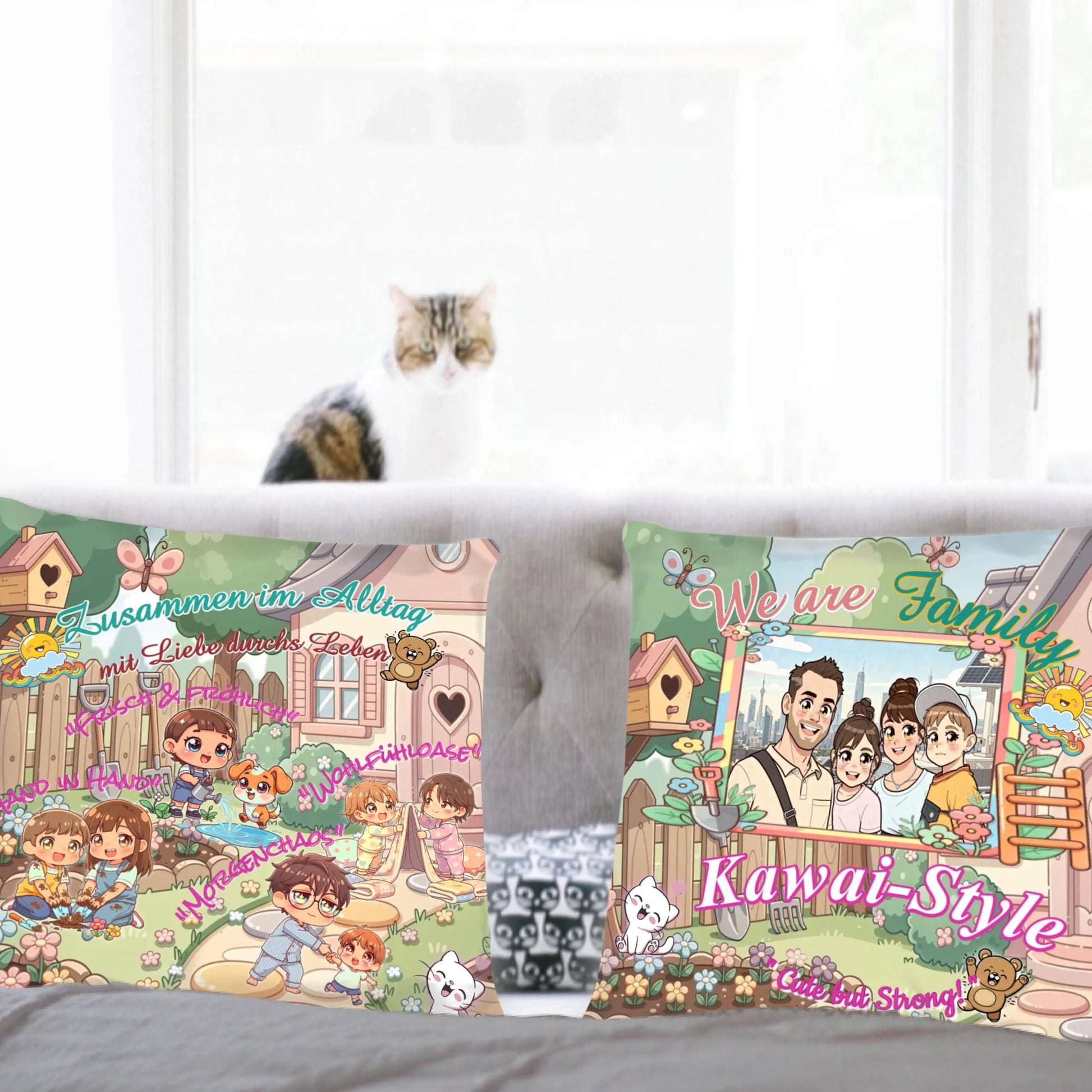 süßes-kawaii-kissen-mit-eigenem-foto-als-kawaii-comic-auf-couch