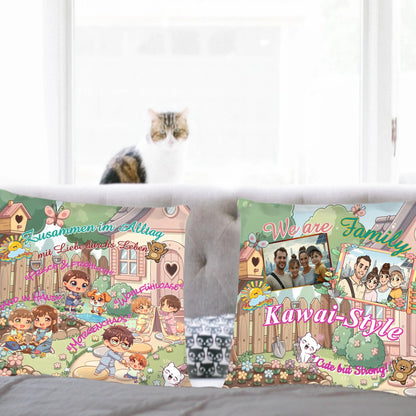 kissen-familie-kawaii-40x40-cm-personalisiert-mit-foto-und-name-vorderseite-und-rueckseite-auf-couch