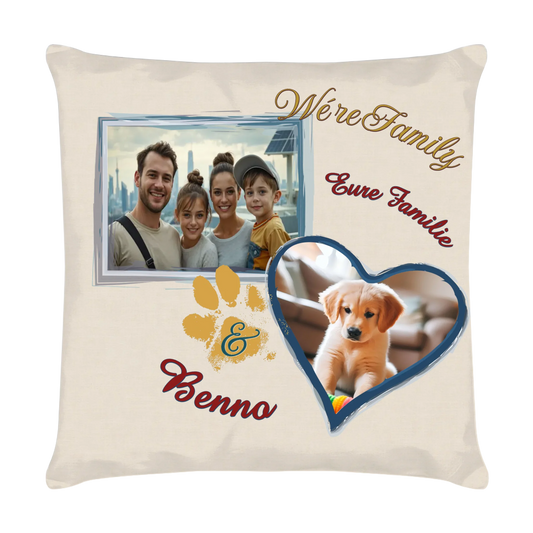 kissen-familie-personalisiert-mit-2-fotos-von-familie-und-hund-40x40-cm-vorderseite