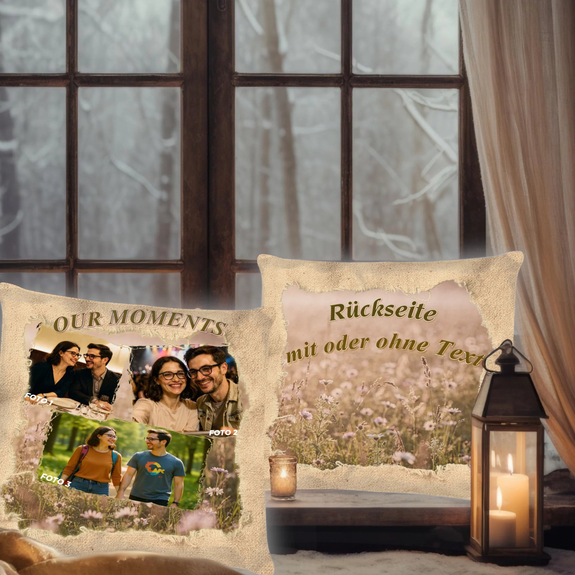 kissen-mit-fotocollage-vorderseite-mit-drei-bildern-und-schriftzug-our-moments-und-rueckseite-mit-eigenem-text-gestaltet