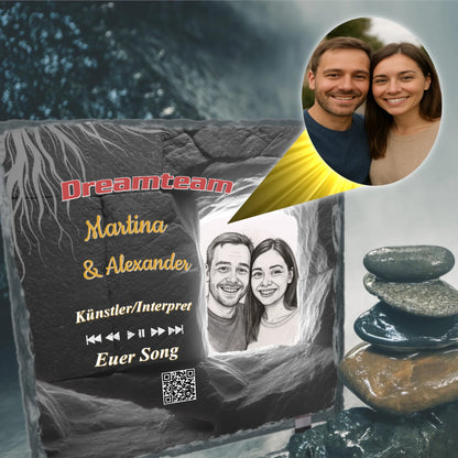 schieferplatte-als-nikolausgeschenk-mit-foto-als-portrait-zeichnung-detailansicht-foto