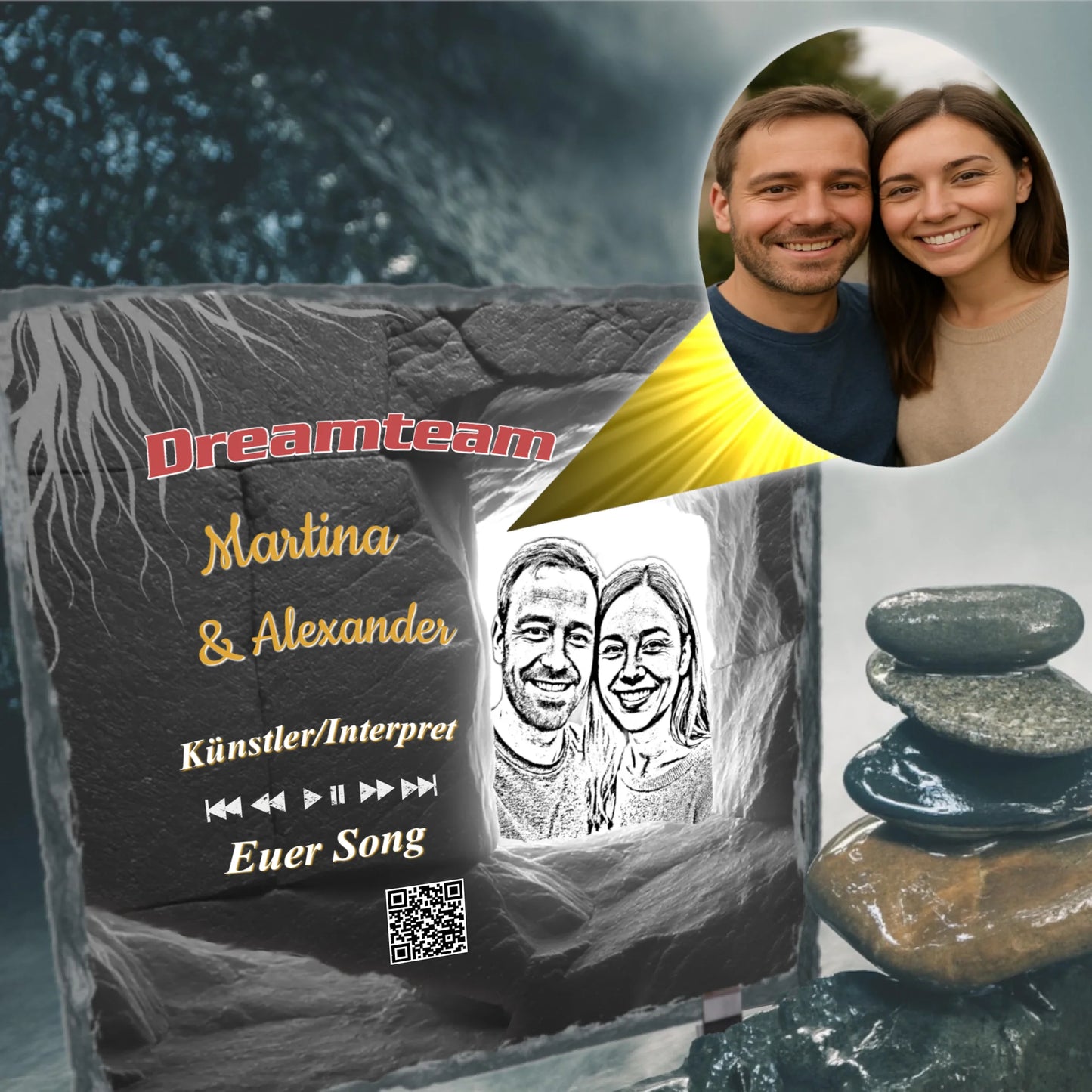 nikolausgeschenk-mit-skizze-von-foto-fuer-freund-personalisiertes-spotify-bild-geschenk