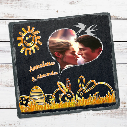 schieferplatte-personalisiertes-ostergeschenk-für-paare-mit-foto-und-namen