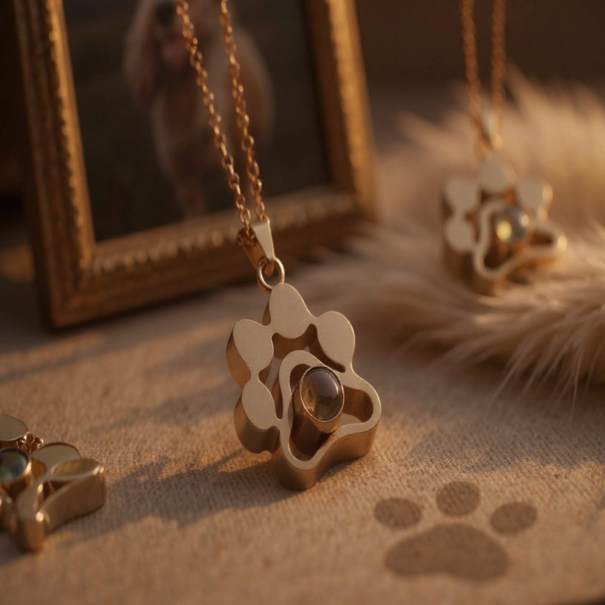 pfoten-halskette-in-rose-gold-mit-foto-projektion-als-geschenk-fuer-haustierbesitzer