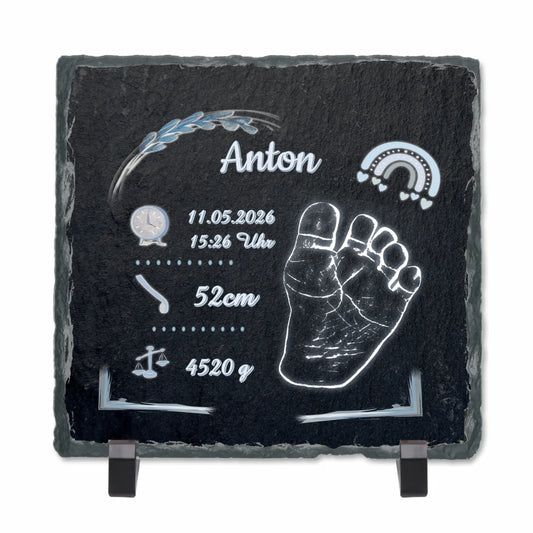 schieferplatte-personalisiert-mit-fussabdruck-aus-echtem-schiefer-in-schwarz-15x15-cm