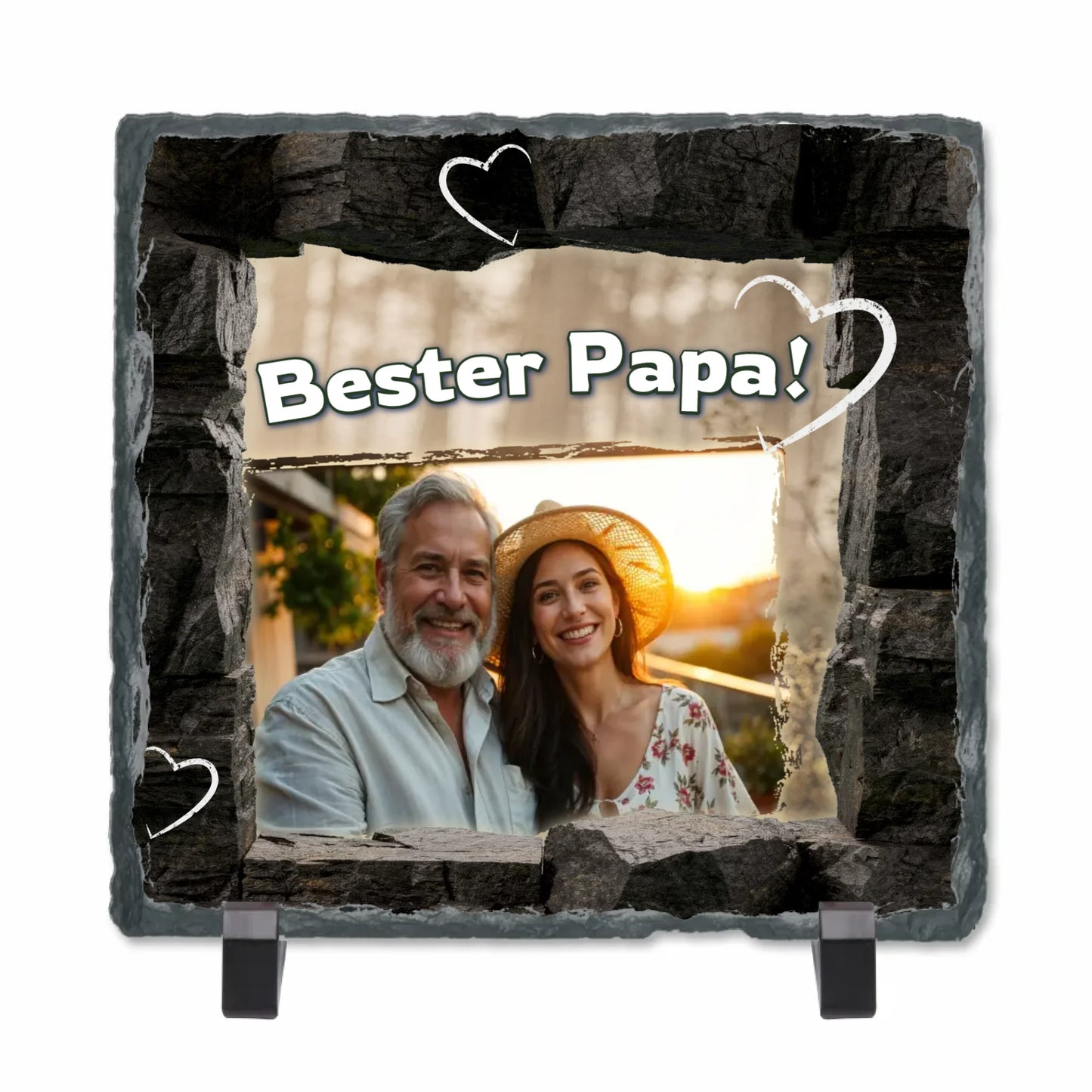 schieferplatte-15x15-cm-personalisiert-mit-eigenem-foto-und-schriftzug-bester-papa