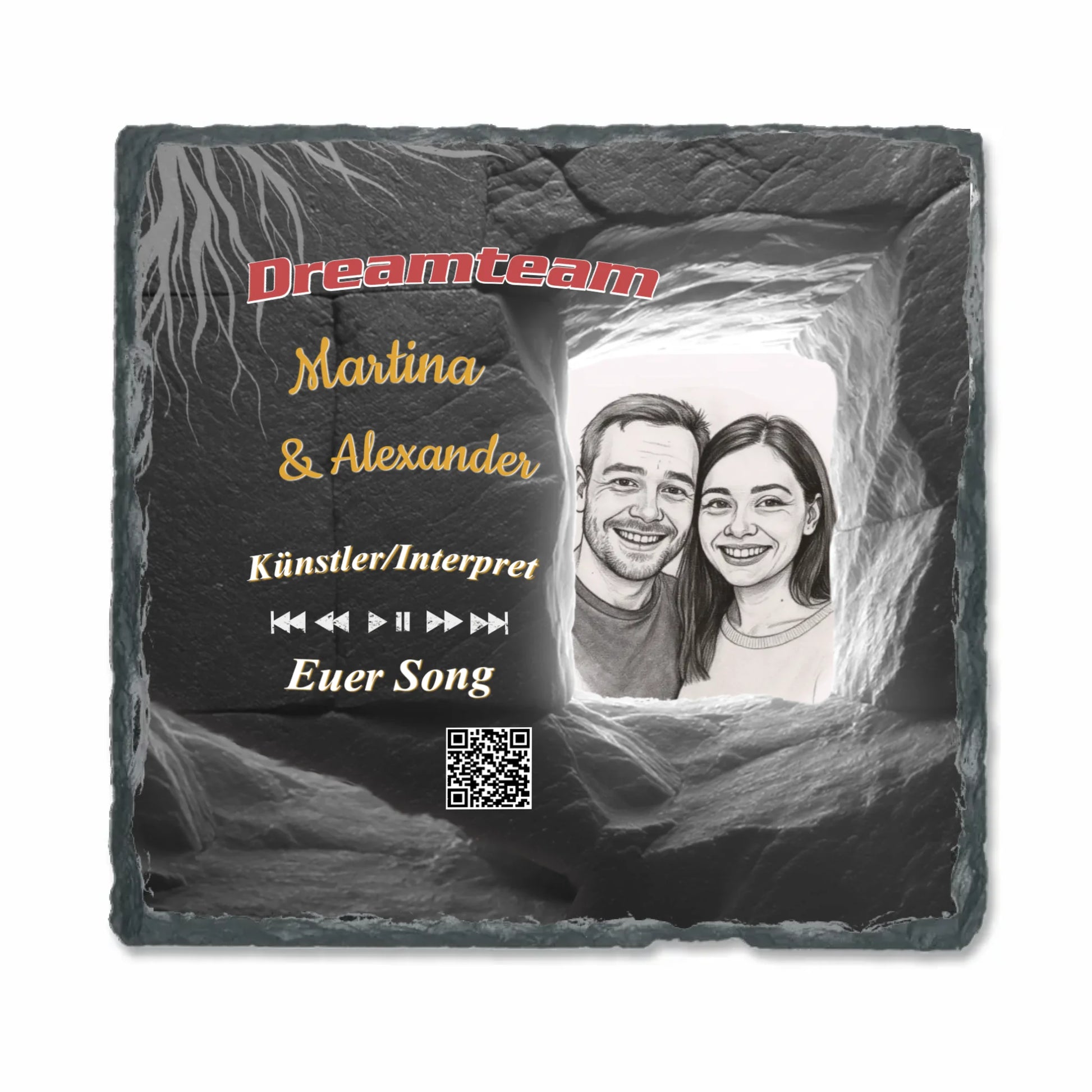 schieferlatte-mit-spotify-song-namen-und-portrait-zeichnung-als-geschenk-fuer-den-partner