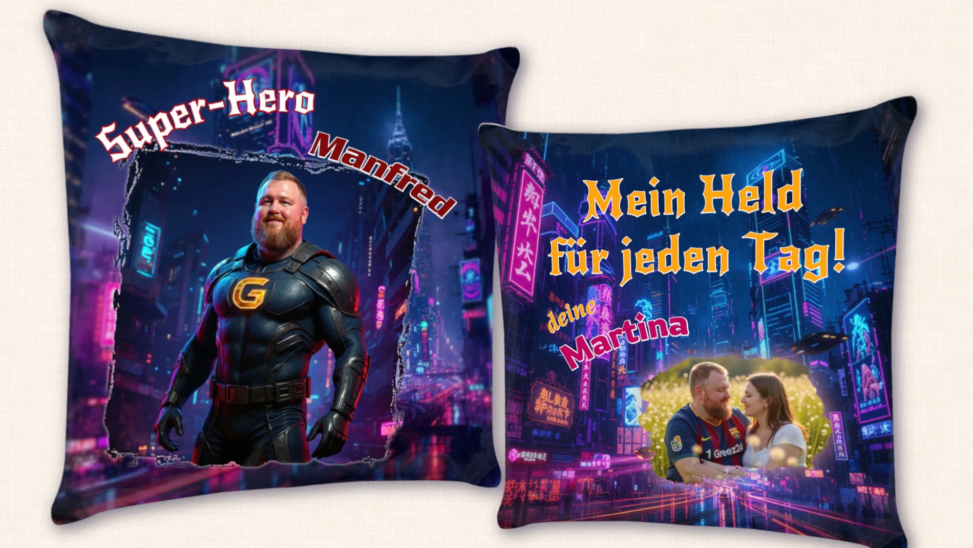 superhelden-kissen-personalisiert-mit-foto-und-namen-vorderseite-mit-heldenpose-und-rückseite-mit-foto-und-wunschtext-40x40-cm